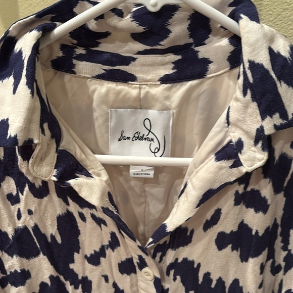 Sam Edelman Ikat Tie Waist Shirtdress. It is missing the tie - Picture 8 of 13